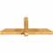 Ekena Millwork Eugene Rough Sawn Timber Gable Bracket, Western Red Cedar, 48"W x 20"H x 4"D x 4"F, 10/12 Pitch GBW048X20X0404EUG00RWR - alternate 3